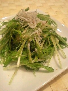 超カンタン☆水菜のチョレギ風サラダ-レシピのメイン写真