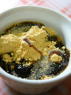 コーヒーゼリー~黒蜜きな粉がけ~-レシピのメイン写真