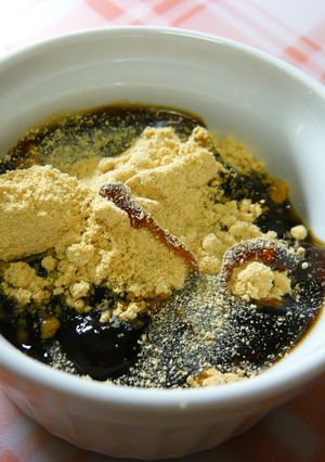 コーヒーゼリー~黒蜜きな粉がけ~-レシピのメイン写真