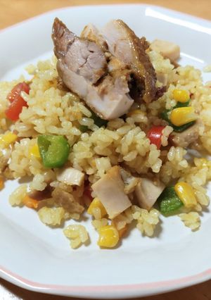 タンドリーチキンのカレーピラフ-レシピのメイン写真