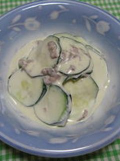 簡単☆ズッキーニのアンチョビマヨサラダ。-レシピのメイン写真