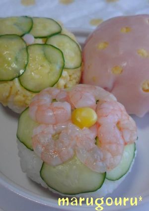 子供のお弁当にo◕☻簡単手毬すし☻◕o-レシピのメイン写真