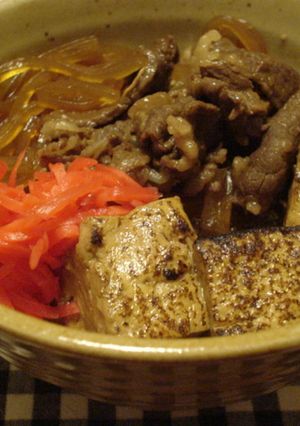 贅沢すきやき丼-レシピのメイン写真