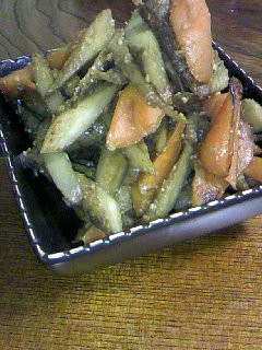 ごぼうの味噌きんぴら-レシピのメイン写真