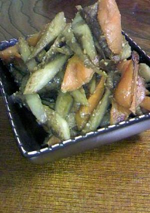 ごぼうの味噌きんぴら-レシピのメイン写真