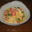 ♪シンプルな味付けで♪トマトと小松菜の卵炒め♪