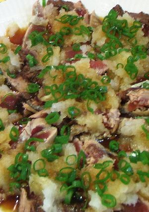 カツオのたたき★大根おろしで美味しい♬-レシピのメイン写真