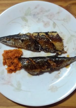 旬の秋刀魚をフライパンで焼いてみました-レシピのメイン写真