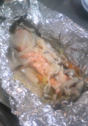 鮭のホイル焼き(ゴマだれ)-レシピのメイン写真
