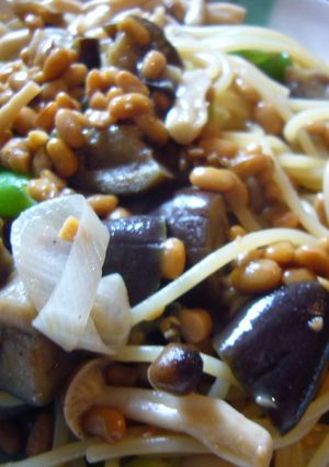 我が家の簡単納豆パスタ-レシピのメイン写真