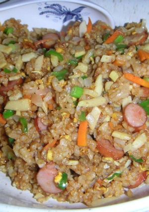 たけのこで。。。カレーチャーハン-レシピのメイン写真