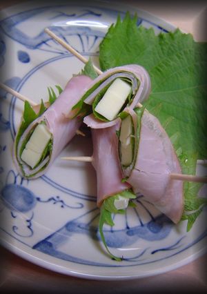 -大葉とハム✿チーズまき②o￫ܫ￩o--レシピのメイン写真