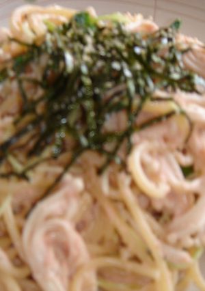 ❖低カロリーでも満腹タラマヨ和風スパ❖-レシピのメイン写真