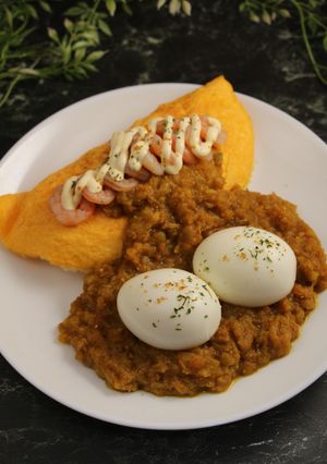 簡単！クレージースパイス風オムカレー-レシピのメイン写真