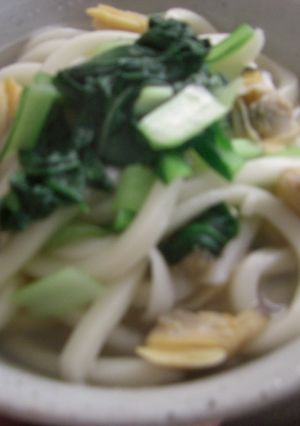 ♡ ♡ あさり うどん ♡ ♡-レシピのメイン写真