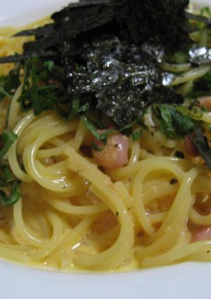 茹で時間のみで作る簡単明太塩辛パスタ♪-レシピのメイン写真