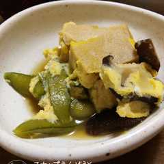 スナップえんどうと高野豆腐のくたくた煮-レシピのメイン写真