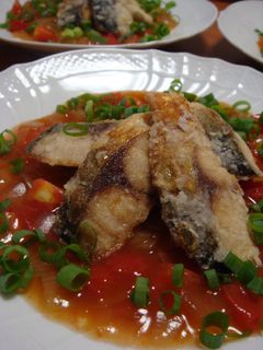 ちょっとアレンジ☆塩さばのトマトソース-レシピのメイン写真