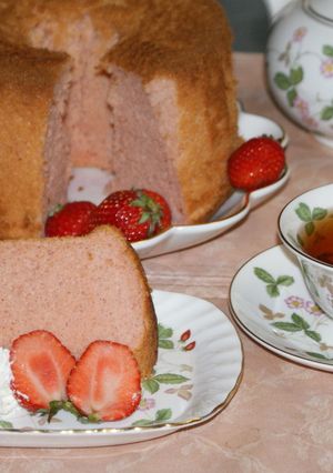 苺のシフォンケーキ♪♪＊＊-レシピのメイン写真