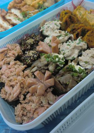 お弁当に♪　軍艦風おむすび☆-レシピのメイン写真