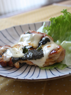 海苔チーズがとろとろの照り焼きチキン-レシピのメイン写真