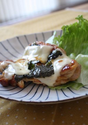 海苔チーズがとろとろの照り焼きチキン-レシピのメイン写真