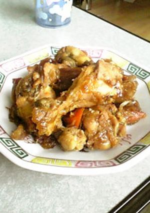 お母さんの味☆鶏の手羽元の煮物-レシピのメイン写真