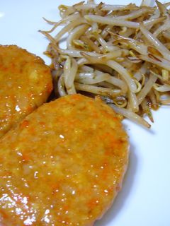 鮭の豆腐ハンバーグ 柚子胡椒てりやき -レシピのメイン写真