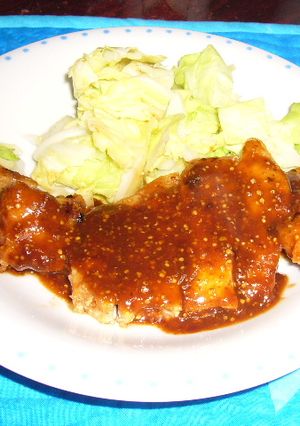 豚肉のケチャマスタードソース焼き-レシピのメイン写真