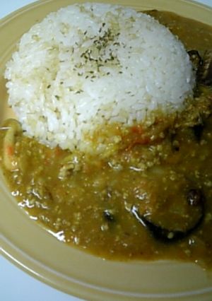 我が家のオリジナルカレー☆なすとひき肉編-レシピのメイン写真