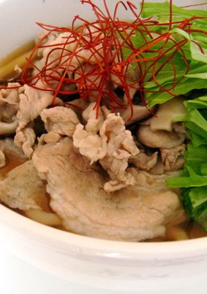 おもてなし豚肉うどん-レシピのメイン写真