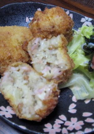 美味しい手作り♪バジル×納豆コロッケ。-レシピのメイン写真