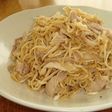 切り干し大根と豚バラ肉の炒め物