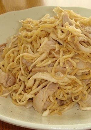 切り干し大根と豚バラ肉の炒め物-レシピのメイン写真