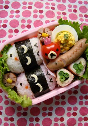 俵型おにぎりでこいのぼり☆キャラ弁-レシピのメイン写真