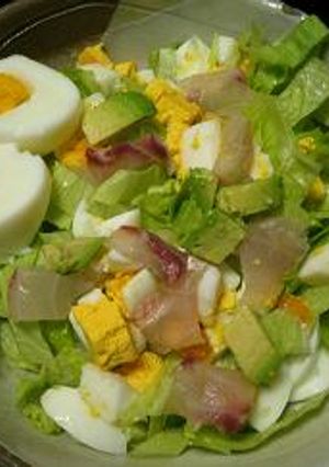 鯛のお刺し身サラダ-レシピのメイン写真