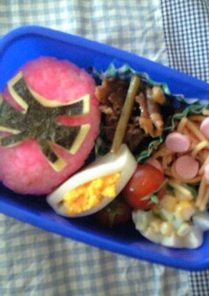 ★キャラ弁　シンケンジャー　ピンク★-レシピのメイン写真