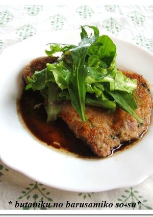 豚肉のバルサミコソース-レシピのメイン写真
