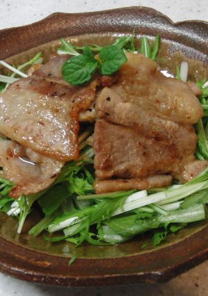 ♬豚バラのクレソル焼き♬-レシピのメイン写真