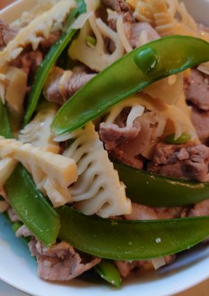 旬野菜と豚肉のガーリック醤油炒め-レシピのメイン写真