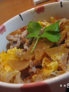 たけのこ豚肉の親子丼風♪♪-レシピのメイン写真
