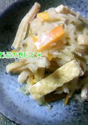 圧力鍋で簡単2分！ぶっこみ上等！切干大根-レシピのメイン写真