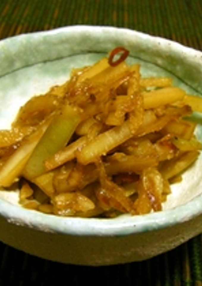 大根の皮と干し海老のキンピラ-レシピのメイン写真