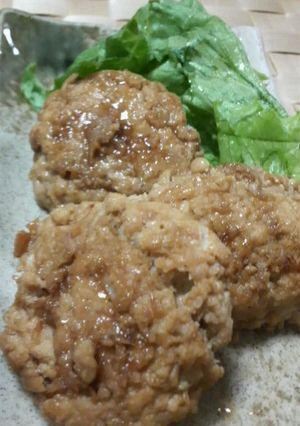 簡単♪えのきと豆腐のふわふわ鶏つくね-レシピのメイン写真