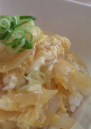 新玉ねぎ＆卵の簡単ランチ-レシピのメイン写真