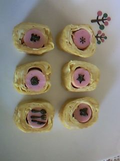 ひと工夫でキャラ弁風wたまご焼き^^-レシピのメイン写真