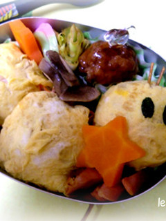 園児お弁当・いもむしおにぎり-レシピのメイン写真