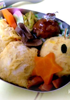 園児お弁当・いもむしおにぎり-レシピのメイン写真
