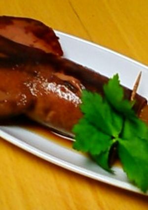 大きなやりいかのイカめし-レシピのメイン写真