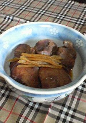 鶏モツの甘辛煮-レシピのメイン写真